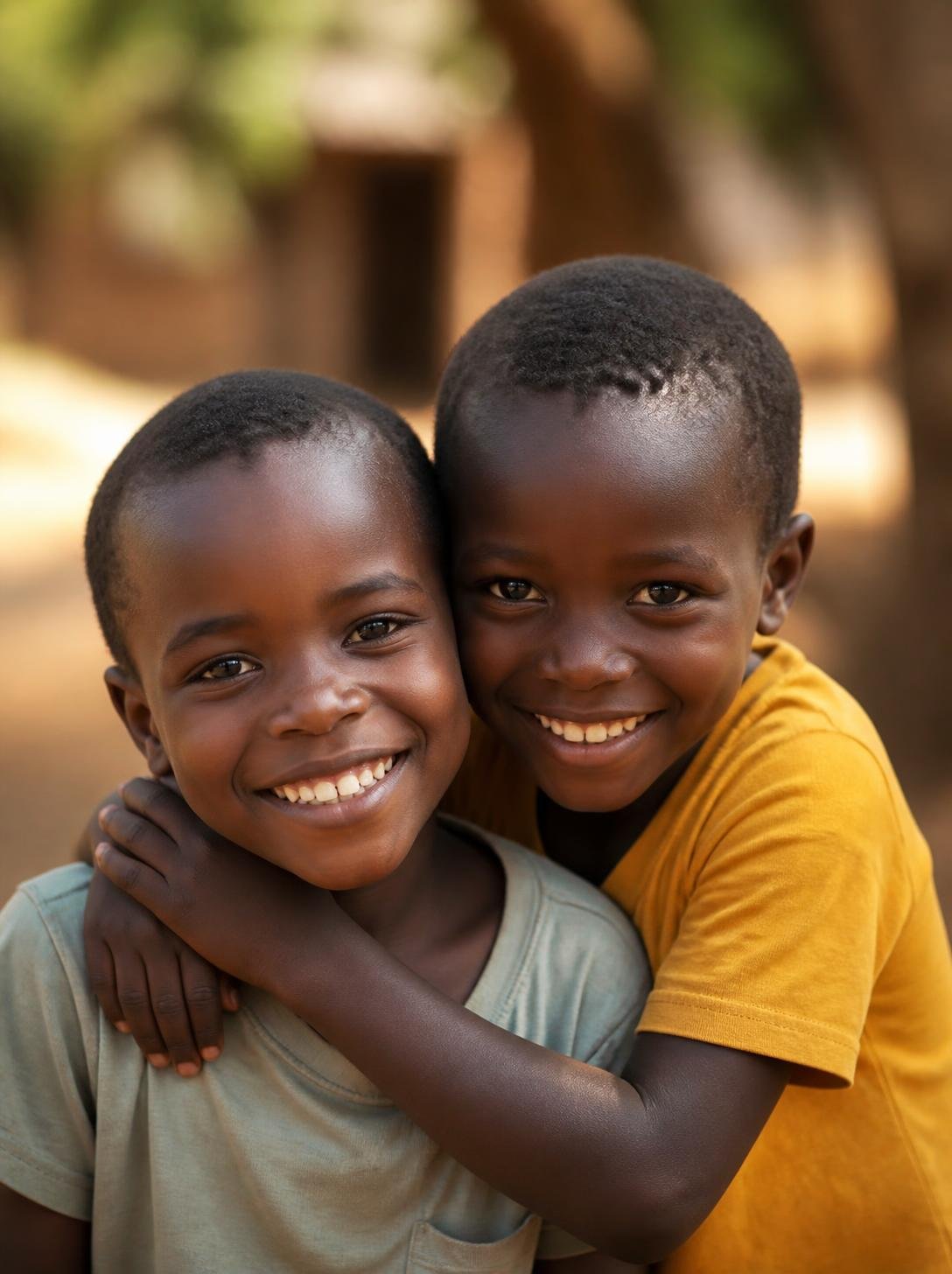 Children smiling together